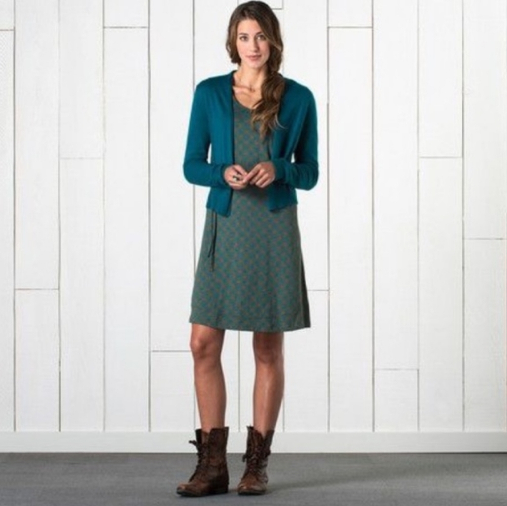 Horny Toad Co Bellflower Long Sleeve Dress M